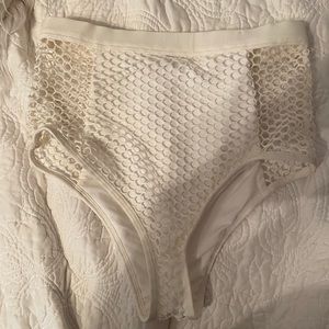 High waisted swim suit bottoms